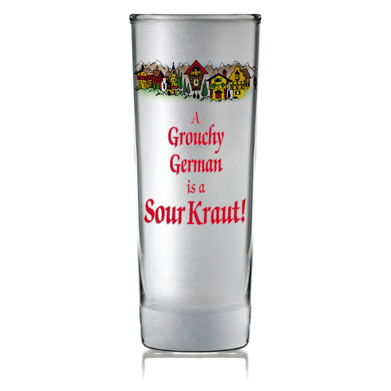 German Party Favor Shooter Grouchy German Frosted