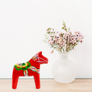 Red Swedish Wood Dala Horse