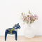 Swedish Blue Dala Horse Blue 4"