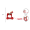 Swedish Themed Wooden Red Dala Horse Pull Toy