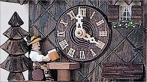 Schneider 9" Black Forest Beer Drinker German Cuckoo Clock - GermanGiftOutlet.com
 - 2