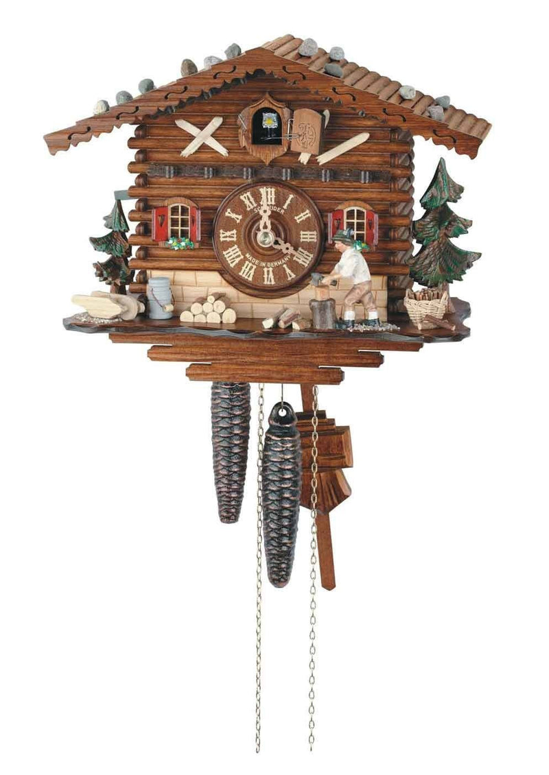 Schneider 11" Black Forest Heidi With Jumping Goat German Cuckoo Clock - GermanGiftOutlet.com
