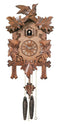 Traditional German Cuckoo Clock with Five Hand-carved Maple Leaves and One Bird-14" Tall - GermanGiftOutlet.com
