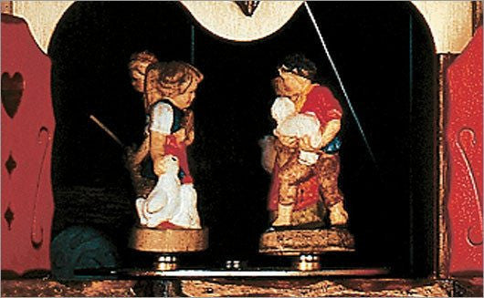 Schneider Black Forest 17" Musical Children on Teeter-totter Eight Day Movement German Cuckoo Clock - GermanGiftOutlet.com
 - 3