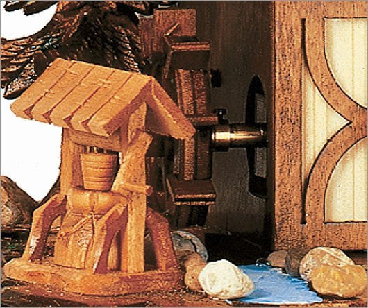 Schneider Black Forest 17" Musical Children on Teeter-totter Eight Day Movement German Cuckoo Clock - GermanGiftOutlet.com
 - 4