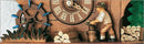 Schneider 11" Black Forest Wood Chopper with Water Wheel German Cuckoo Clock - GermanGiftOutlet.com
 - 2
