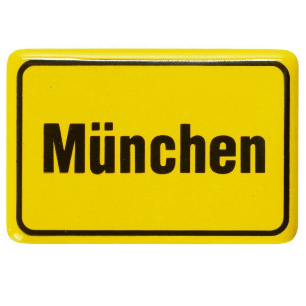 2.5" by 1.5" Munchen City Sign Magnet - GermanGiftOutlet.com
