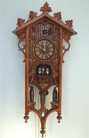 Schneider Black Forest 27" Musical Railroad House German Cuckoo Clock - GermanGiftOutlet.com
