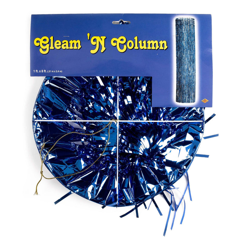 8' x 12" Blue Oktoberfest Gleam 'N Column Party Decoration - GermanGiftOutlet.com
 - 2