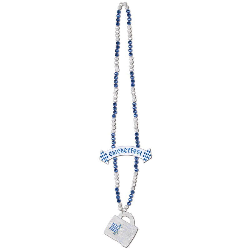 Beads with Oktoberfest Mug and Banner Bead, 39-Inch - GermanGiftOutlet.com
