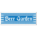 Oktoberfest Beer Garden Sign Banner Party Accessory 5' x 21" - GermanGiftOutlet.com
