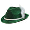 Forest Green Felt Hat-Felt Alpine Party Accessory - GermanGiftOutlet.com
