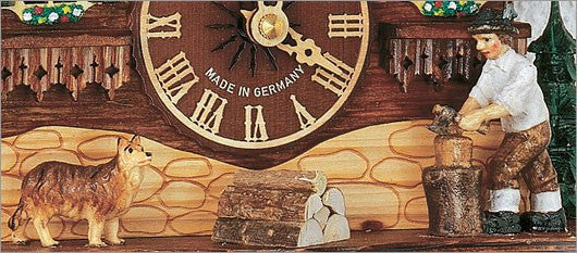 Schneider 10" Black Forest Wood Chopper Antique German Cuckoo Clock - GermanGiftOutlet.com
 - 2