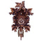 Cuckoo Clock With Seven Hand-Carved Maple Leaves And Three Birds - 16 Inches Tall - GermanGiftOutlet.com
 - 1