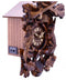 Hunter's Cuckoo Clock With Hand-Carved Oak Leaves, Bunny, Bird, And Crossed Rifles, And Buck - 16 Inches Tall - GermanGiftOutlet.com
 - 2