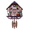 Musical Cuckoo Clock Cottage With Deer, Water Pump, And Tree- 10 Inches Tall - GermanGiftOutlet.com
 - 1