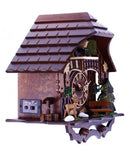 Musical Cuckoo Clock Cottage With Deer, Water Pump, And Tree- 10 Inches Tall - GermanGiftOutlet.com
 - 3