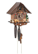 Schneider 8" Black Forest Wooden Hummel Style Girl German Cuckoo Clock - GermanGiftOutlet.com

