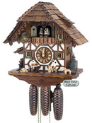 15" Musical Sawyer and Wood Chopper Eight Day German Cuckoo Clock - GermanGiftOutlet.com