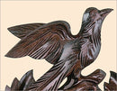 Schneider 14" Six Leaves and Three Birds Mahogany Eight Day Movement Black Forest German Cuckoo Clock - GermanGiftOutlet.com
 - 2