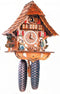 Schneider 12" Black Forest Girl and Clock Peddler German Cuckoo Clock - GermanGiftOutlet.com
