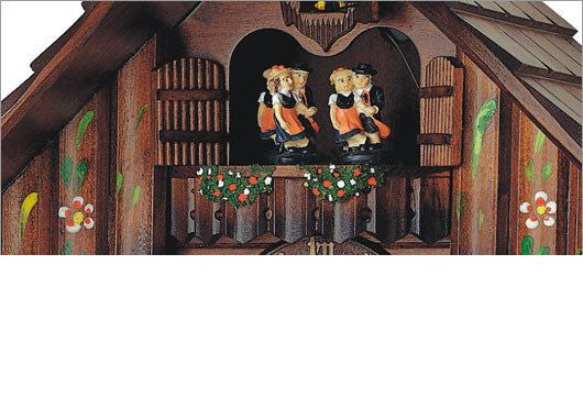 Schneider Black Forest 12" Musical Four German Beer Drinkers Eight Day Movement German Cuckoo Clock - GermanGiftOutlet.com
 - 3