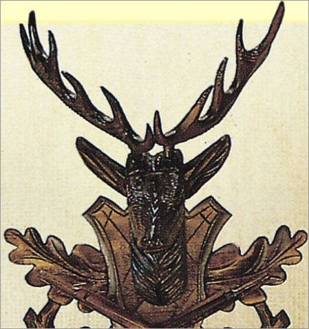 Schneider Black Forest 29" Musical Antique Hunter Theme Eight Day Movement German Cuckoo Clock - GermanGiftOutlet.com
 - 2
