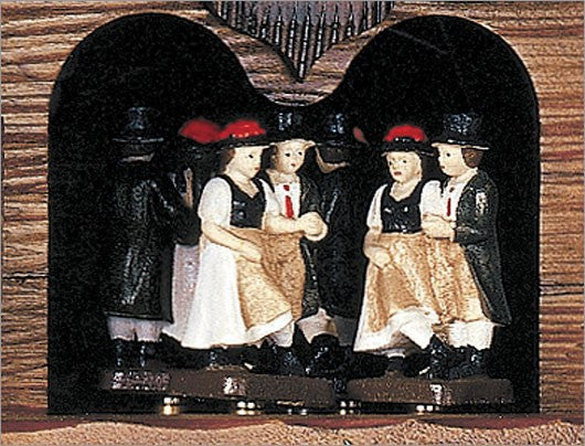 Schneider Black Forest 17" Musical Beer Garden Eight Day Movement German Cuckoo Clock - GermanGiftOutlet.com
 - 4