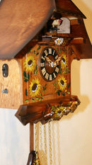 River City Clocks 9" Quartz German Cuckoo Clock with Painted Chalet - GermanGiftOutlet.com
 - 2