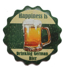 "Happiness Is Drinking German Beer" German Gift Coaster - 1  - GermanGiftOutlet.com