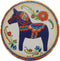 Blue Dala Horse European Coaster Set - GermanGiftOutlet.com