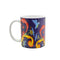 Rosemaling Blue Design Ceramic Coffee Mug - 4 - GermanGiftOutlet.com