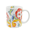 Rosemaling White Design Ceramic Coffee Mug - 1 - GermanGiftOutlet.com