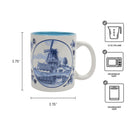 Dutch Gift Delft Windmill Coffee Cup