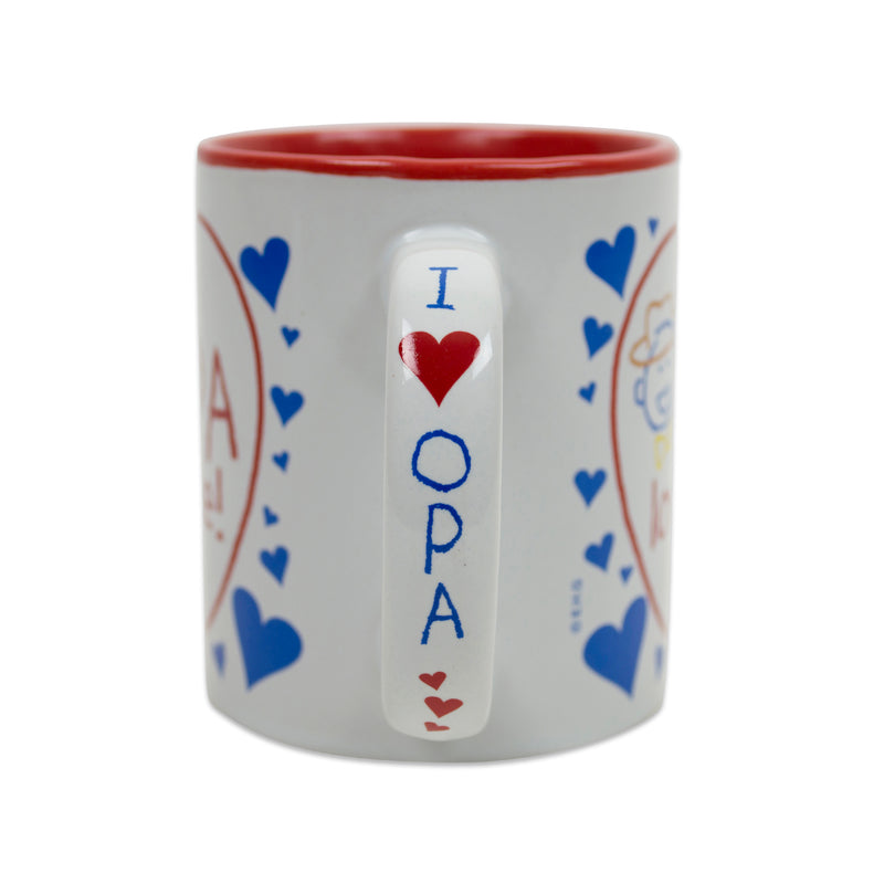 "My Opa Loves Me" Opa Gift Idea Coffee Mug