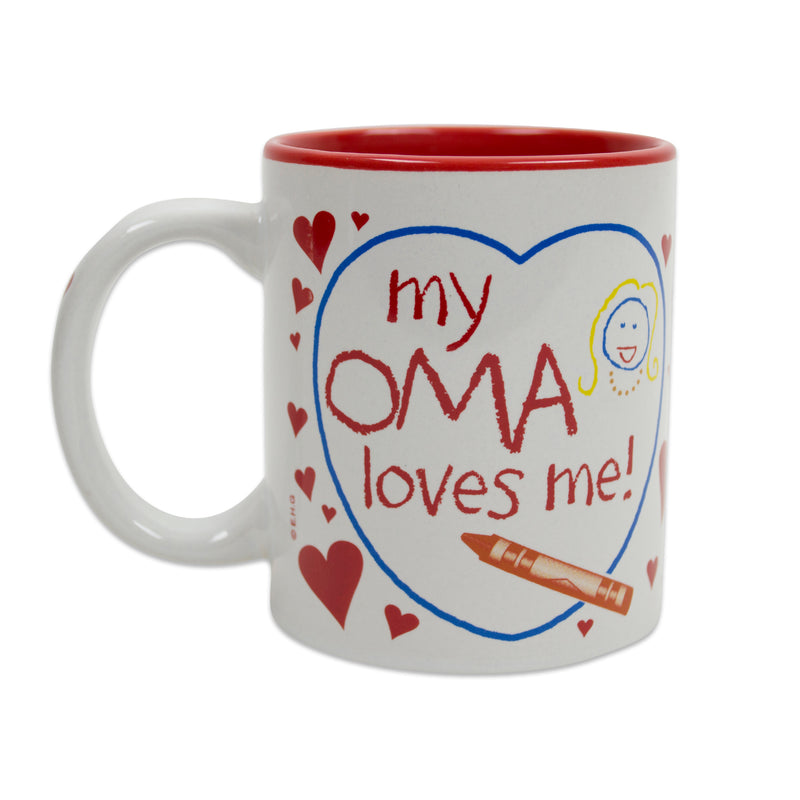 "My Oma Loves Me" Oma Gift Idea Coffee Mug