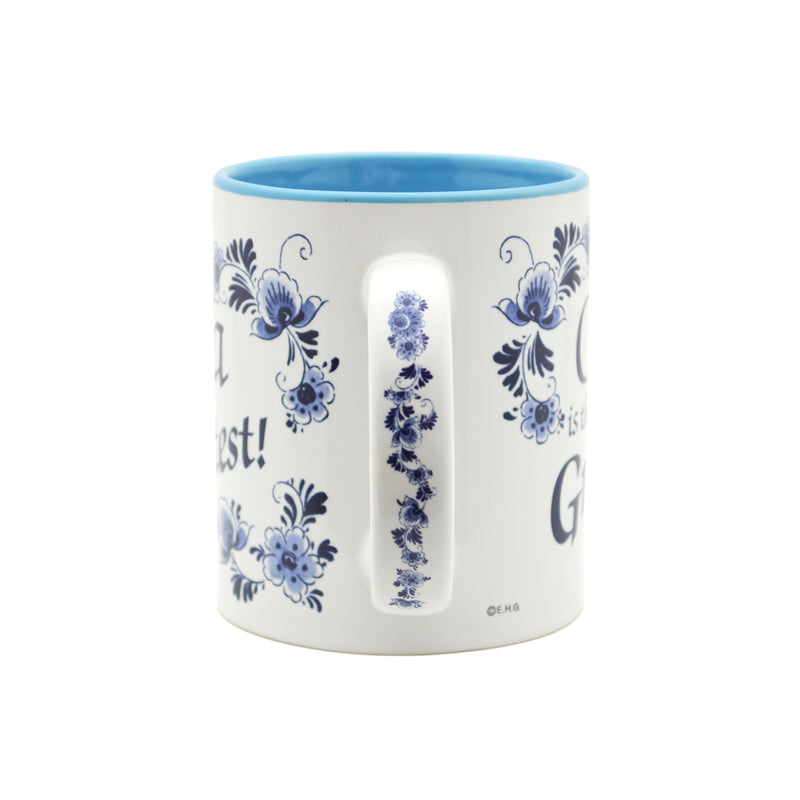 Opa is the Greatest Blue Ceramic Coffee Mug - GermanGiftOutlet.com