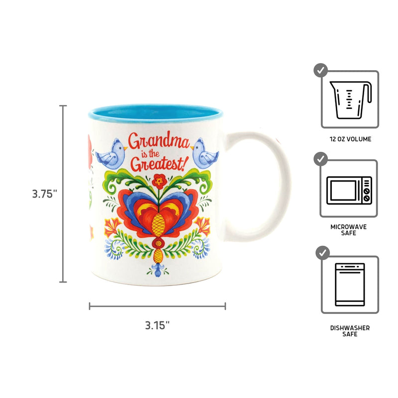 "Grandma is the Greatest" Gift for Grandma Coffee Mug