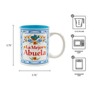 "La Mejor Abuela"  Abuela Gift Ceramic Coffee Mug