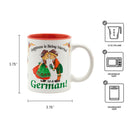 "Happiness is being Married to a German" German Gift Mug