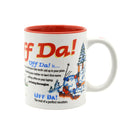 "Uff Da!" Ceramic Coffee Mug Norwegian Gift - 1 - GermanGiftOutlet.com