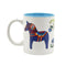Red Dala Horse Ceramic Coffee Mug - 3 - GermanGiftOutlet.com