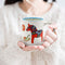 Red Dala Horse Ceramic Coffee Mug