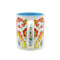 Rosemaling & Hummingbird Ceramic Coffee Mug - 2 - GermanGiftOutlet.com