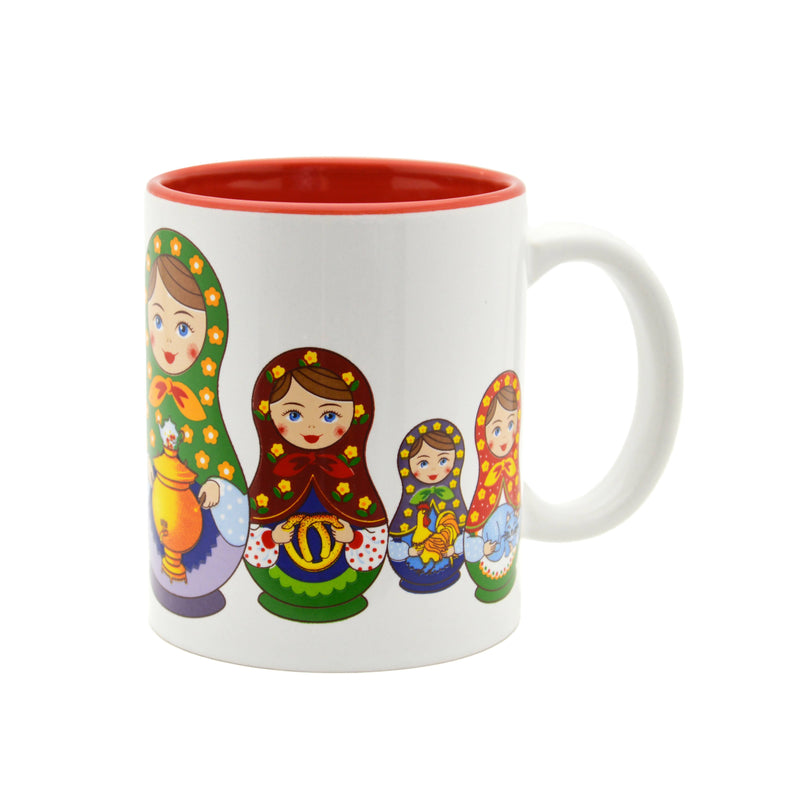 Russian Nesting Doll Ceramic Coffee Mug - 1 - GermanGiftOutlet.com