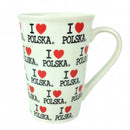 Coffee Cup with "I Love Polska Logo" - GermanGiftOutlet.com
