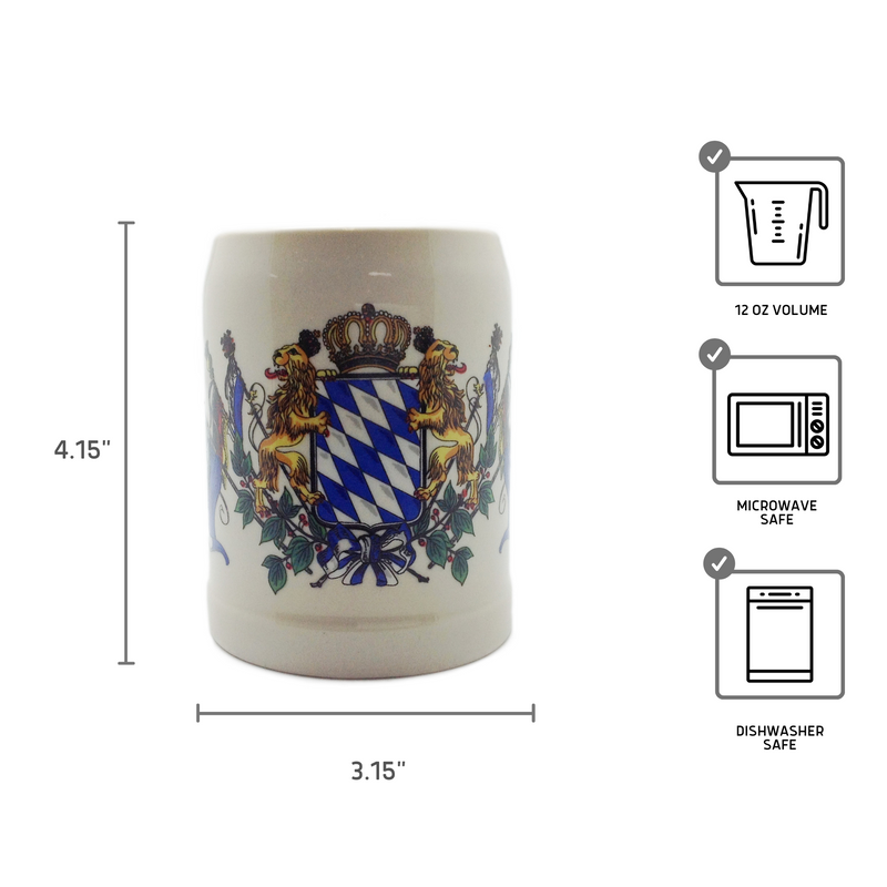 German Coffee Cup with Bavarian Coat of Arms