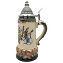 Classic Zoller & Born Bayern Flag .75L German Beer Stein 