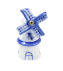 Blue & White Decorative Post Windmill - GermanGiftOutlet.com
