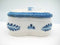 Blue & White Ring Box Embossed Windmill Design - GermanGiftOutlet.com
 - 4